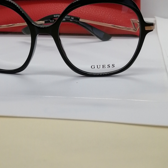 Brand New/Authentic Guess Eyeglass GU2702 Blk/Gold - Picture 3 of 8